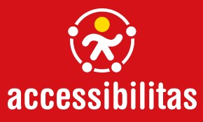 Logo y enlace a la web de Accessiblitas, plataforma para el impulso de la accesibilidad universal