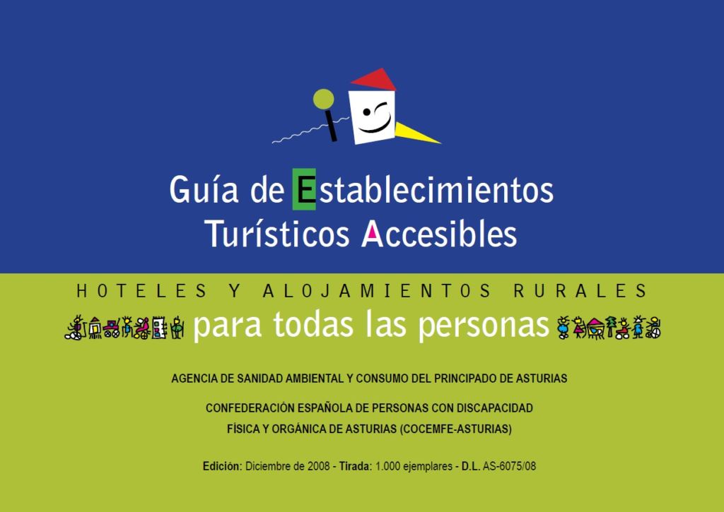 Guía de establecimientos turísticos accesibles. Hoteles y alojamientos rurales en Asturias