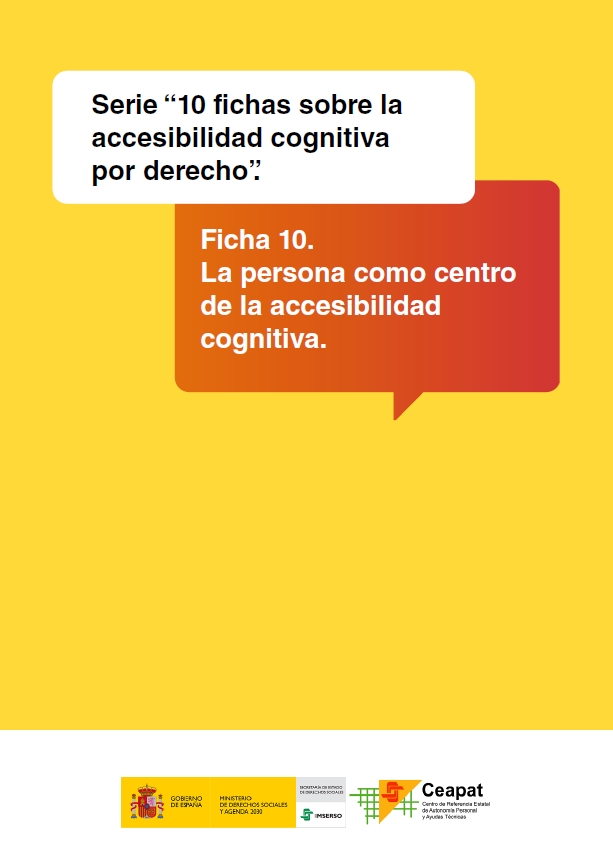 (10 fichas sobre la accesibilidad cognitiva por derecho) La persona como centro de la accesibilidad cognitiva