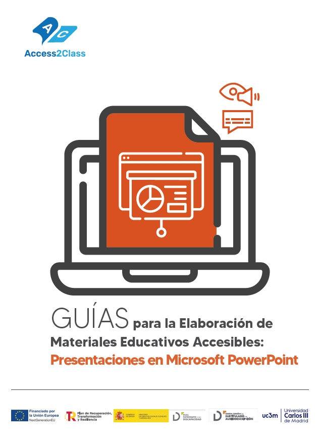 Guía materiales educativos accesibles: Presentaciones de Power Point