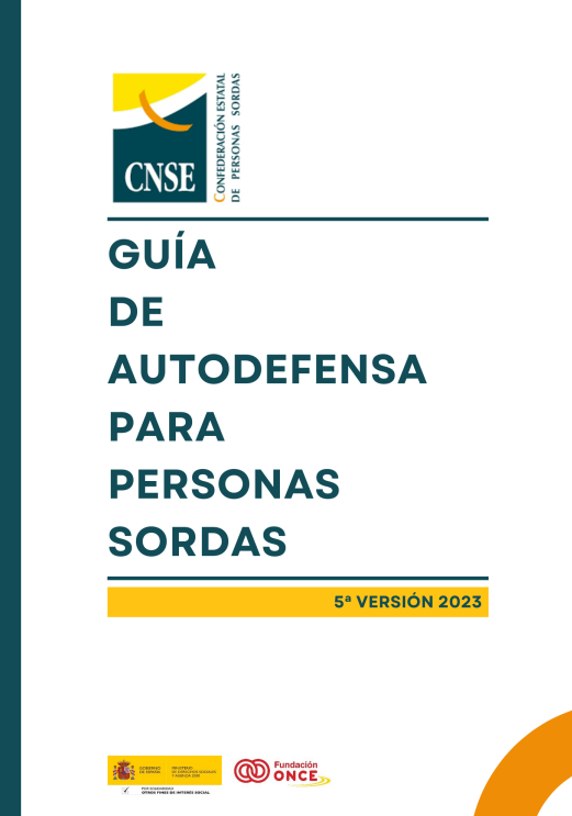 Guía de autodefensa para personas sordas, CNSE. 2023