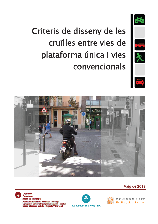 Criteris de disseny de les cruïlles entre vies de plataforma única i vies convencionals